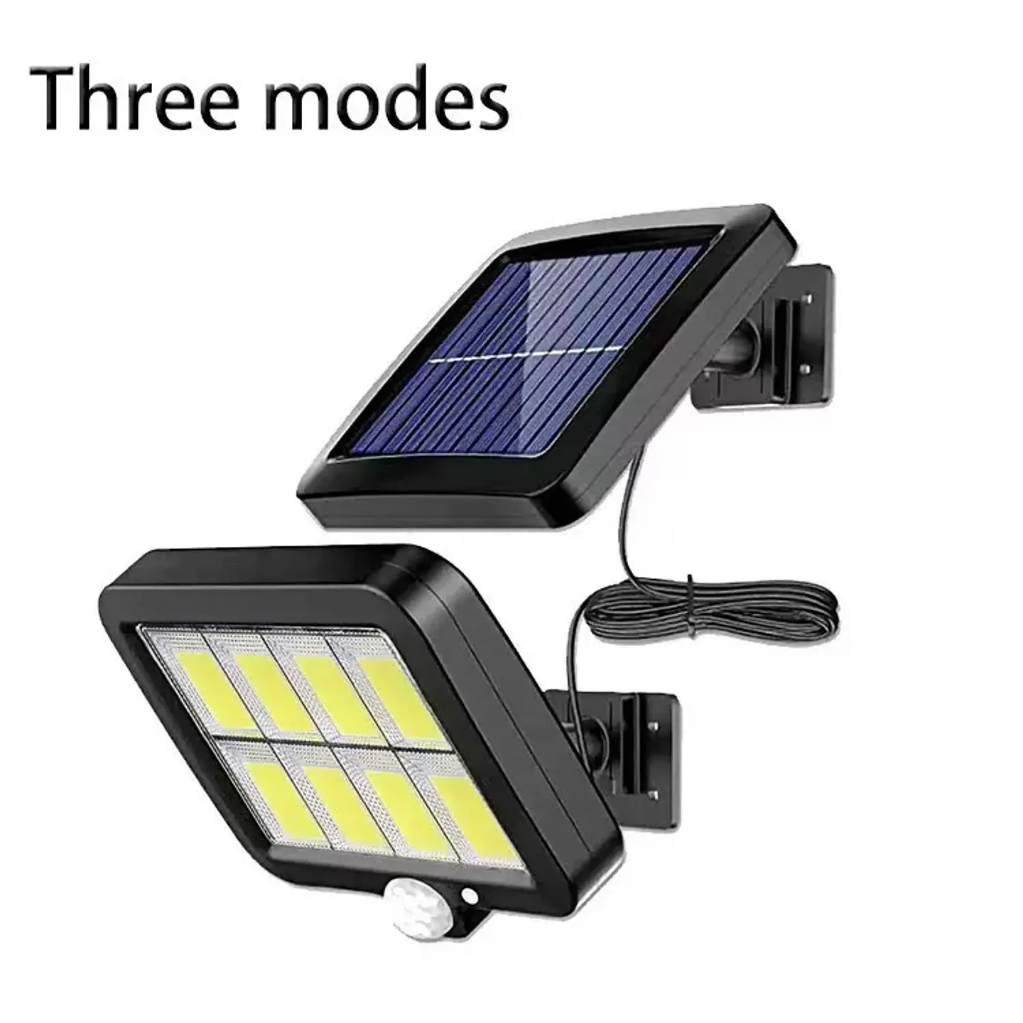 FOCO CON SENSOR Y PANEL SOLAR 160LEDS  1