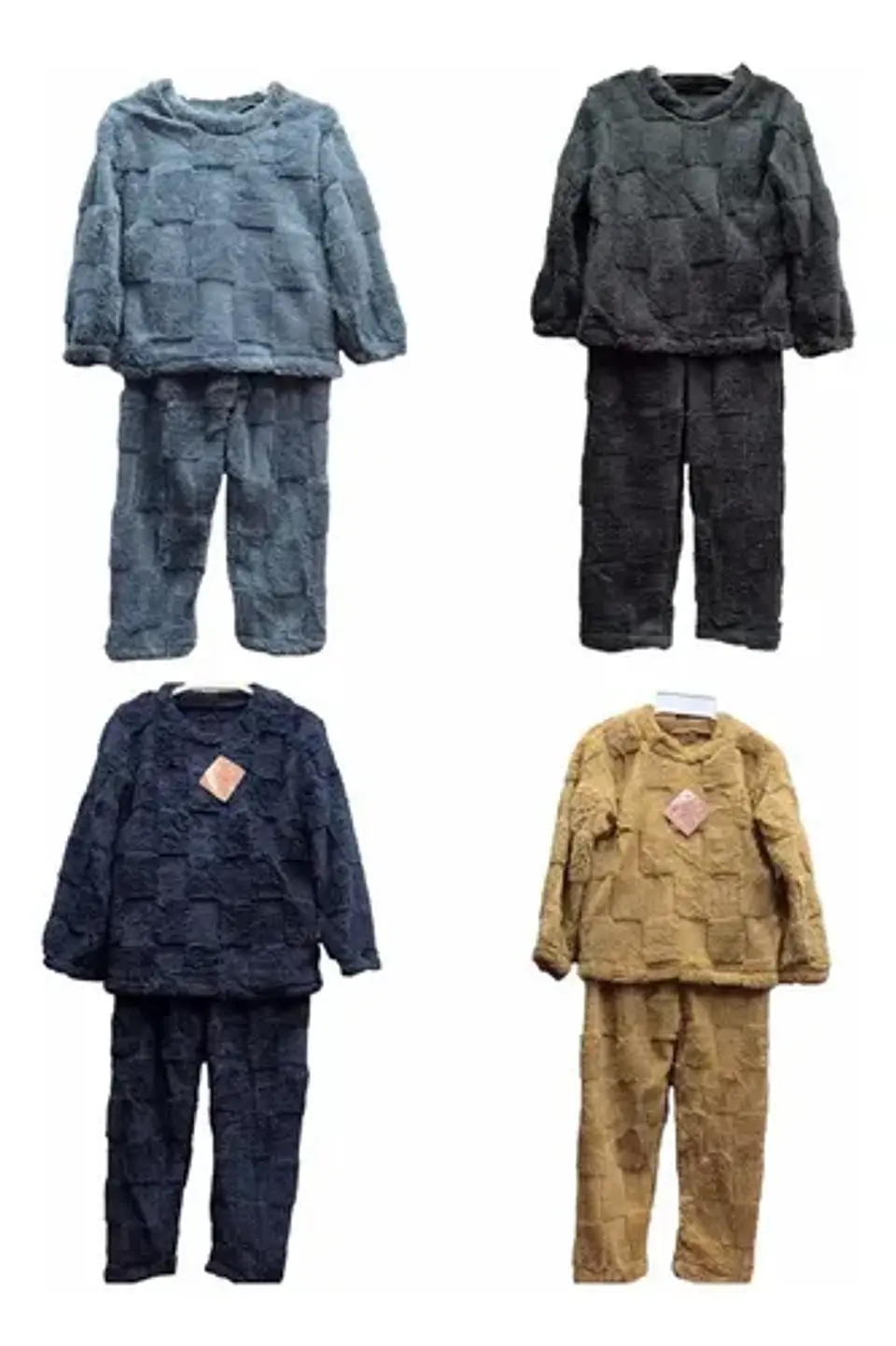 PIJAMA 2 PIEZAS TEXTURIZADO CON GORRO PARA NIÑO  1