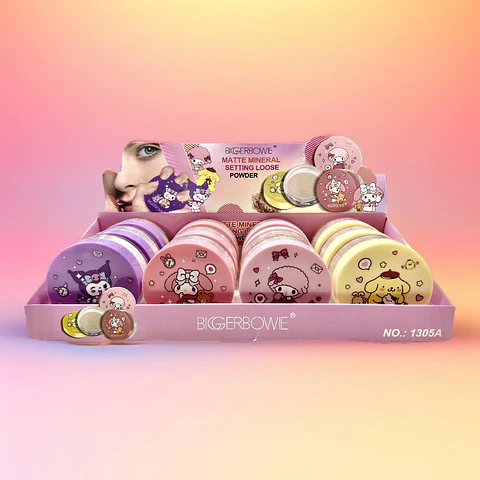 POLVO FIJADOR TRANSLUCIDO SANRIO - POR MAYOR
