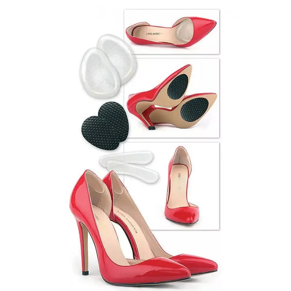 KIT 3 EN 1 PLANTILLAS DE GEL DE SILICONA PARA ZAPATOS DE TACÓN- POR MAYOR 3