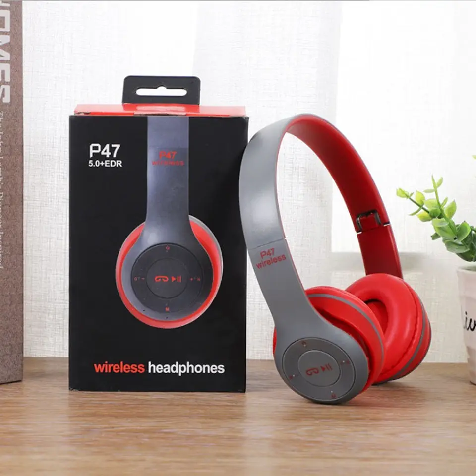 AUDÍFONO P47 BLUETOOTH - POR MAYOR 1