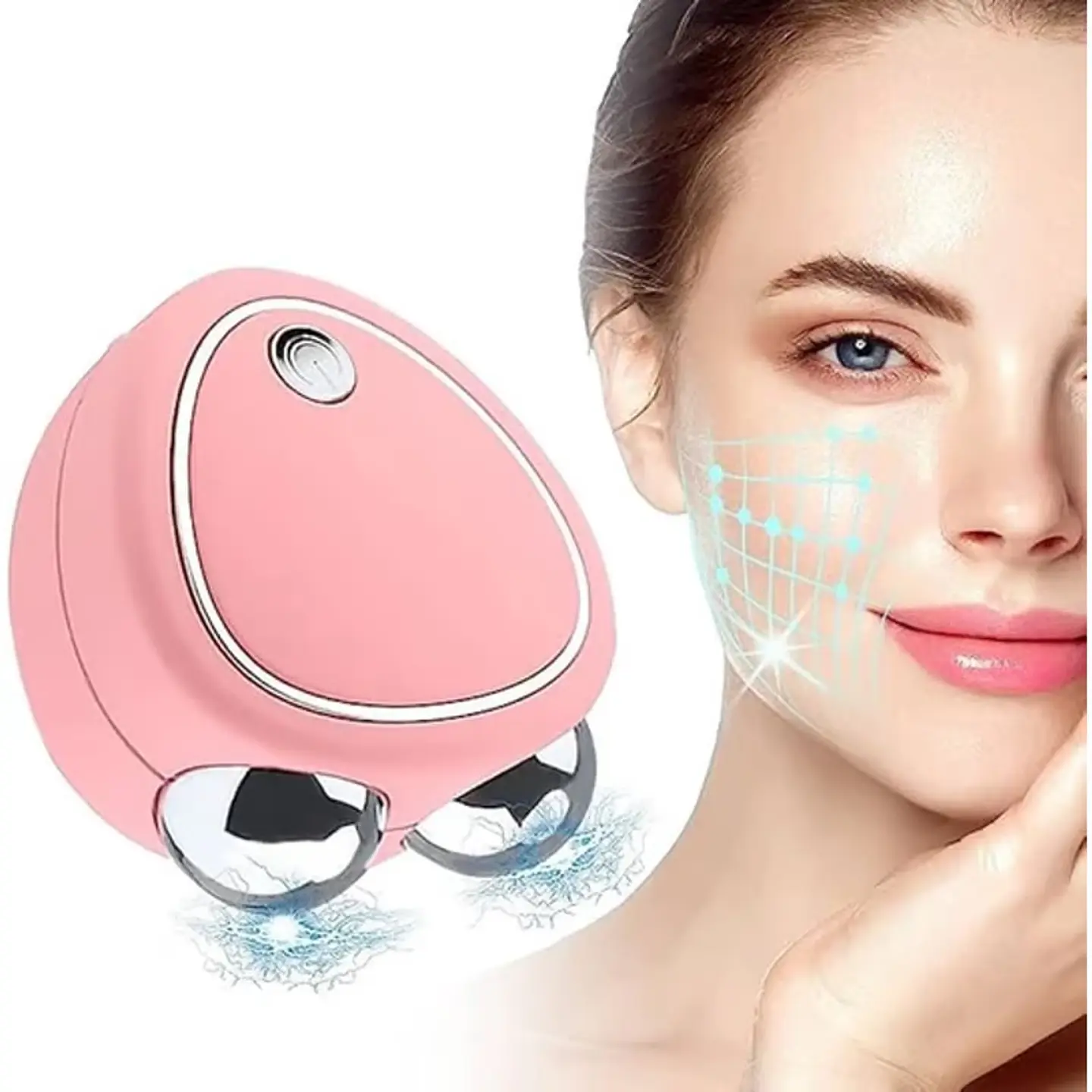 MASAJEADOR FACIAL CON MICROCORRIENTE RECARGABLE- POR MAYOR 1