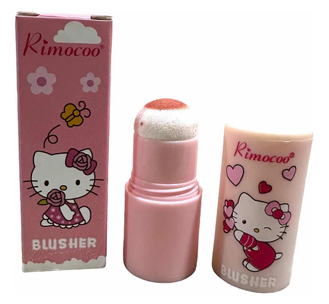 RUBOR CON APLICADOR HELLO KITTY- POR MAYOR