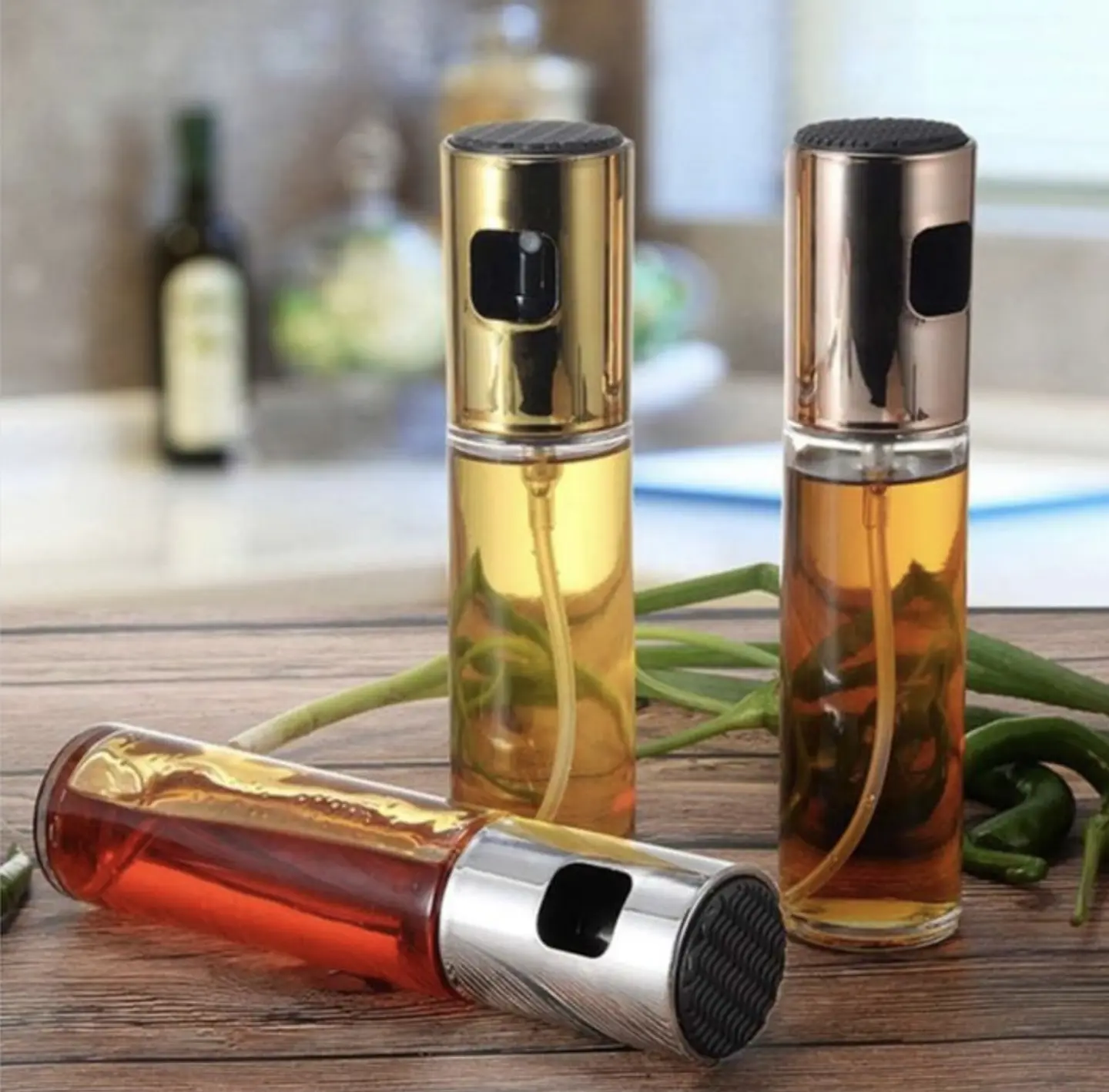 ACEITERO DE VIDRIO EN SPRAY 100ML - POR MAYOR 1