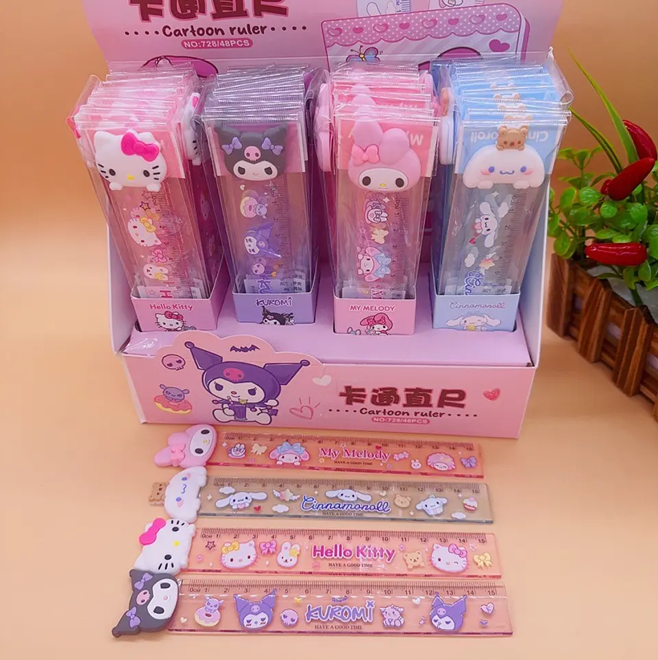 REGLA SANRIO DISEÑO 3D- POR MAYOR 3