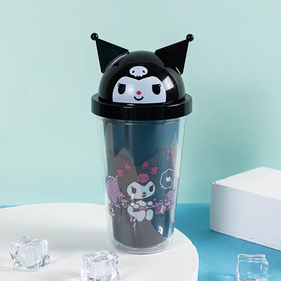 VASO ACRILICO CON TAPA KUROMI - POR MAYOR 2