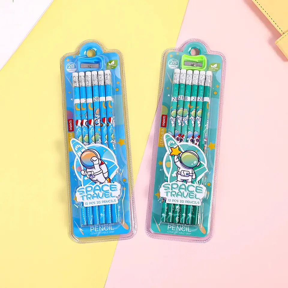 SET LÁPIZ GRAFITO ASTRONAUTA 12UNDS- POR MAYOR 1