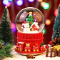 ADORNO ESFERA NAVIDAD CON LUCES MUSICAL 12CM- POR MAYOR - Miniatura 3