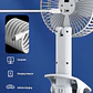 VENTILADOR CON PINZA DE ESCRITORIO - POR MAYOR - Miniatura 2