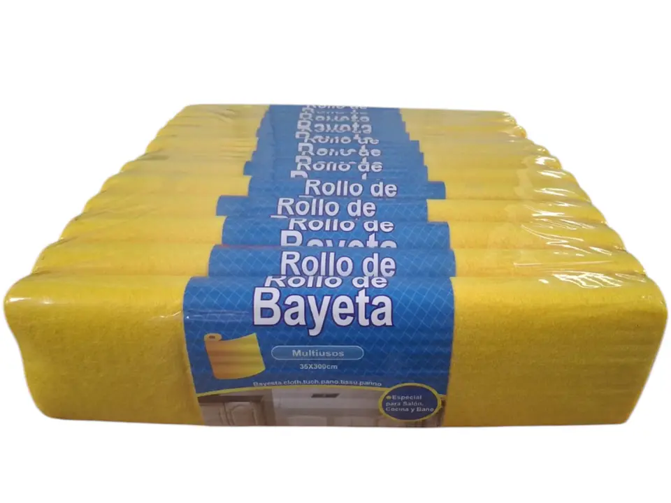ROLLO PAÑO AMARILLO MULTIUSO 35x3METROS- POR MAYOR 2