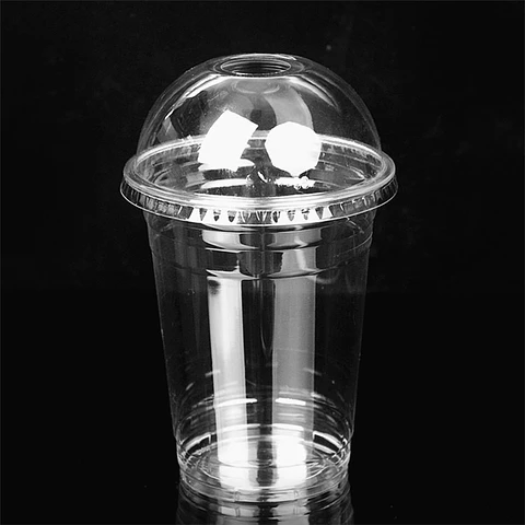 VASO TRANSPARENTE CON TAPA 24oz/ 700ml- POR MAYOR