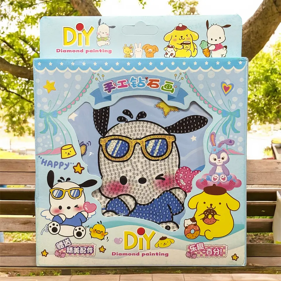ARTE DIAMANTE KAWAII CON MARCO 15X15 - POR MAYOR 4