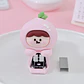 CORCHETERO MINI ROSA MELOCOTÓN KAWAI 750grapas- POR MAYOR - Miniatura 4