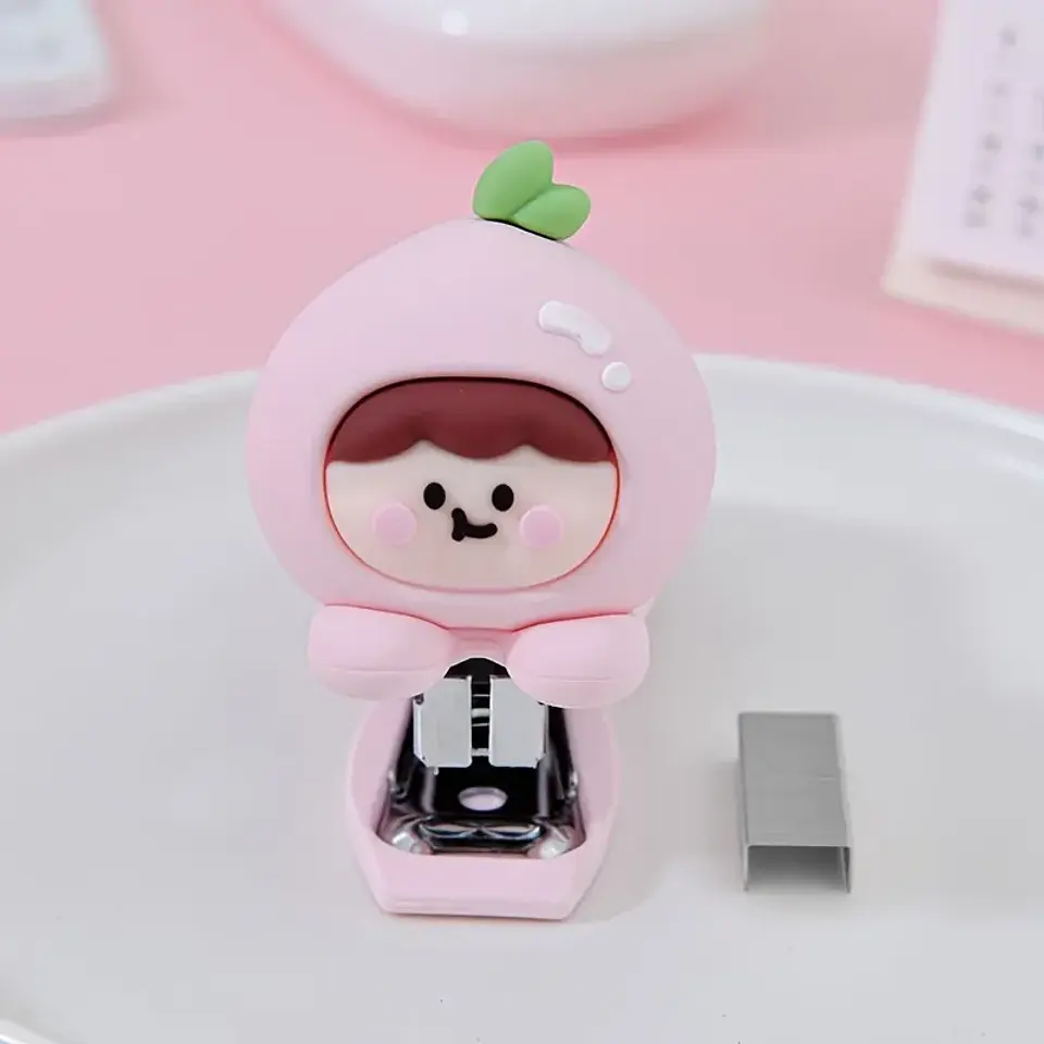 CORCHETERO MINI ROSA MELOCOTÓN KAWAI 750grapas- POR MAYOR 4
