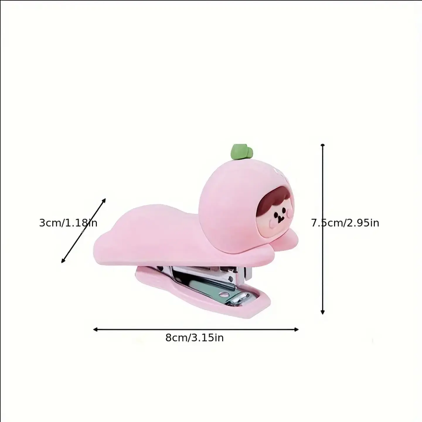 CORCHETERO MINI ROSA MELOCOTÓN KAWAI 750grapas- POR MAYOR 6