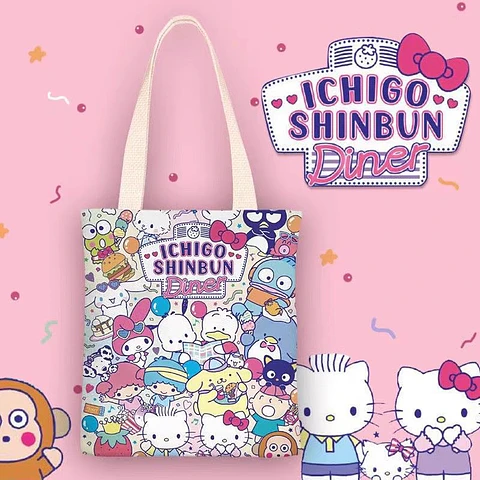 BOLSO TOTE BAG SANRIO (TELA) 37x32CM- POR MAYOR