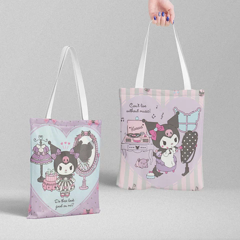 BOLSO TOTE BAG SANRIO (TELA) 37x32CM- POR MAYOR