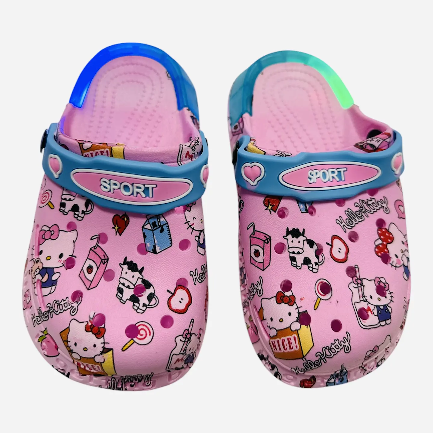 CHALAS DISEÑO HELLO KITTY CON LUCES - POR MAYOR 2