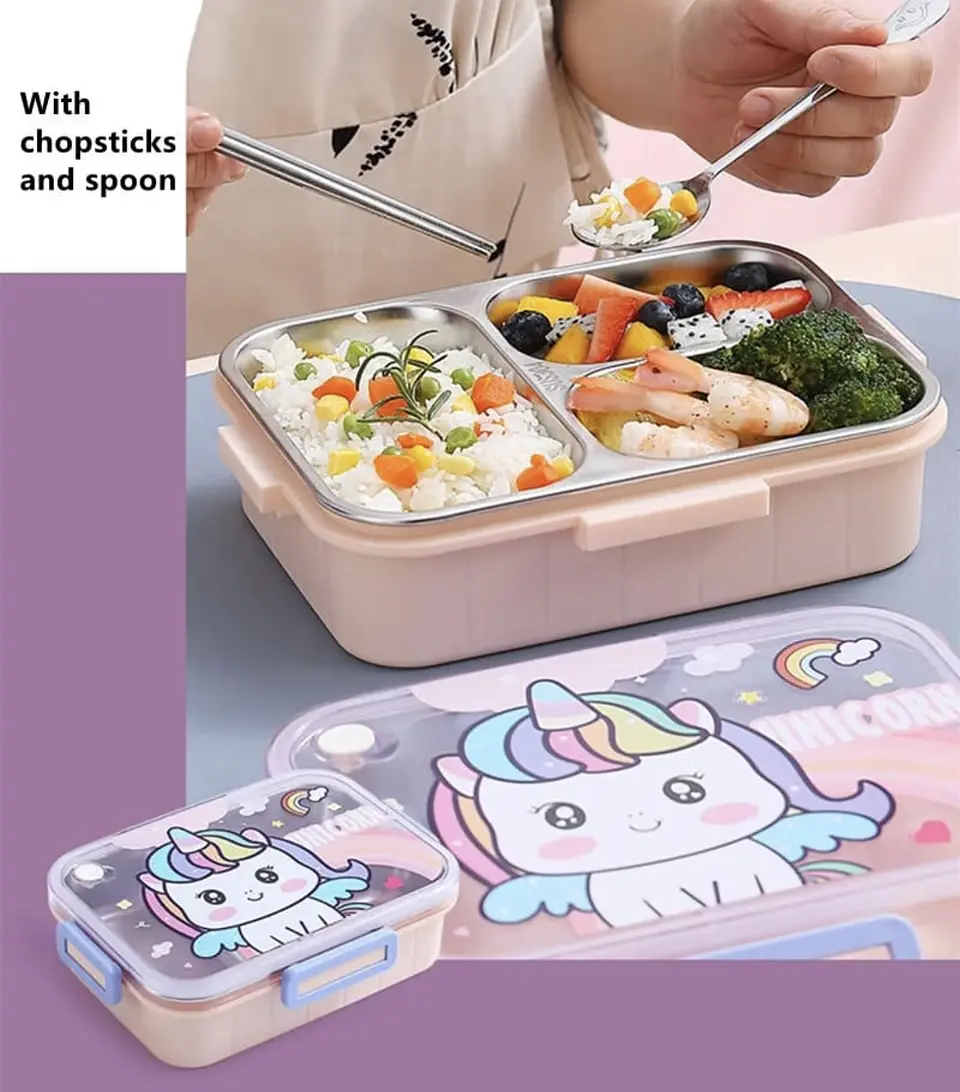 TAPER VIANDA BENTO LUNCH BOX NIÑO- POR MAYOR 5