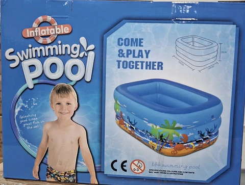 PISCINA INFLABLE CUADRADO 150x105x56CM- POR MAYOR