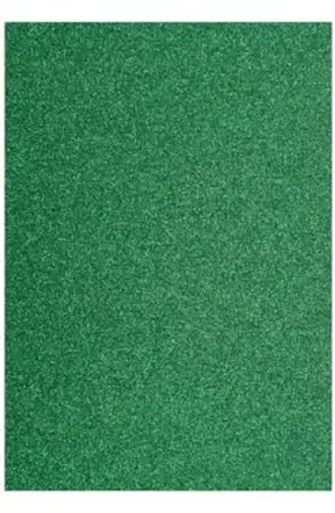 GOMA EVA VERDE GLITTER 60x40 PQT 10UNDS- POR MAYOR