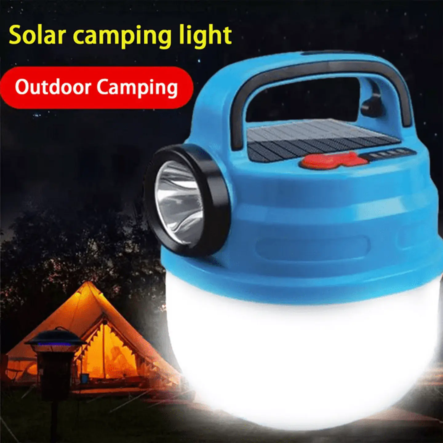 LÁMPARA LINTERNA SOLAR HURRY BOLT 50W- POR MAYOR 1