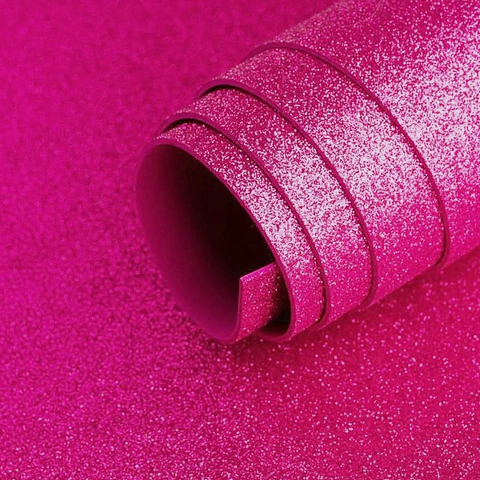 GOMA EVA FUCSIA GLITTER 60x40 PQT 10UNDS - POR MAYOR