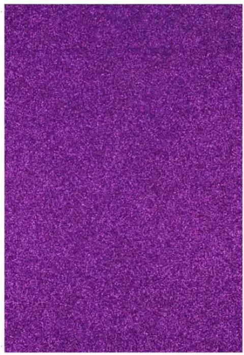 GOMA EVA MORADO GLITTER 60x40 PQT 10UNDS - POR MAYOR