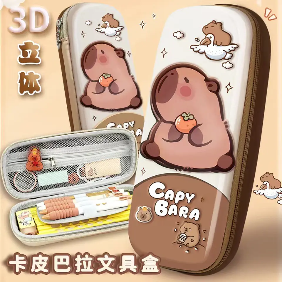 ESTUCHE PORTALÁPIZ CAPYBARA 3D- POR MAYOR 3
