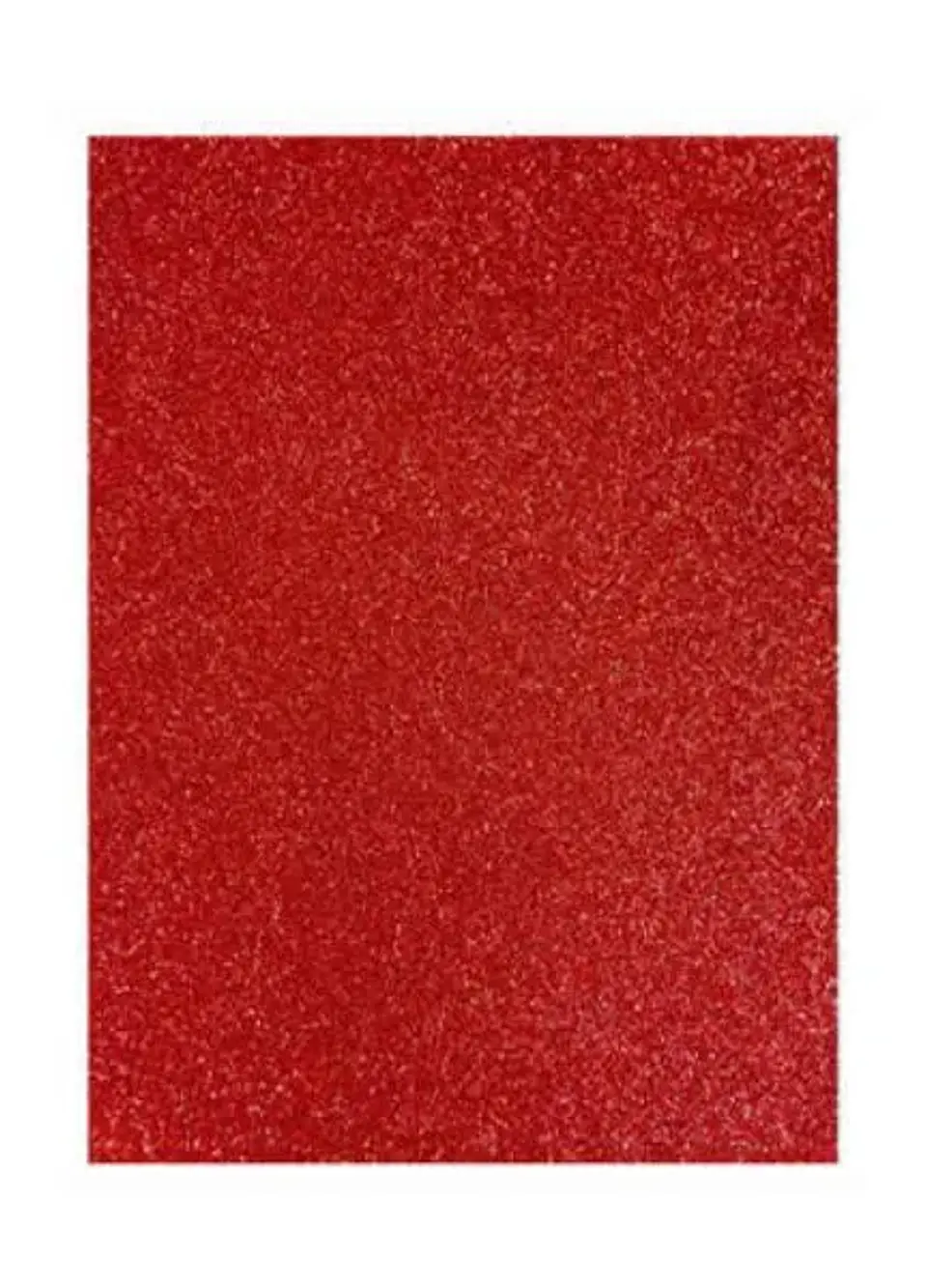 GOMA EVAS ROJO GLITTER 60x40 PQT 10UNDS- POR MAYOR 1