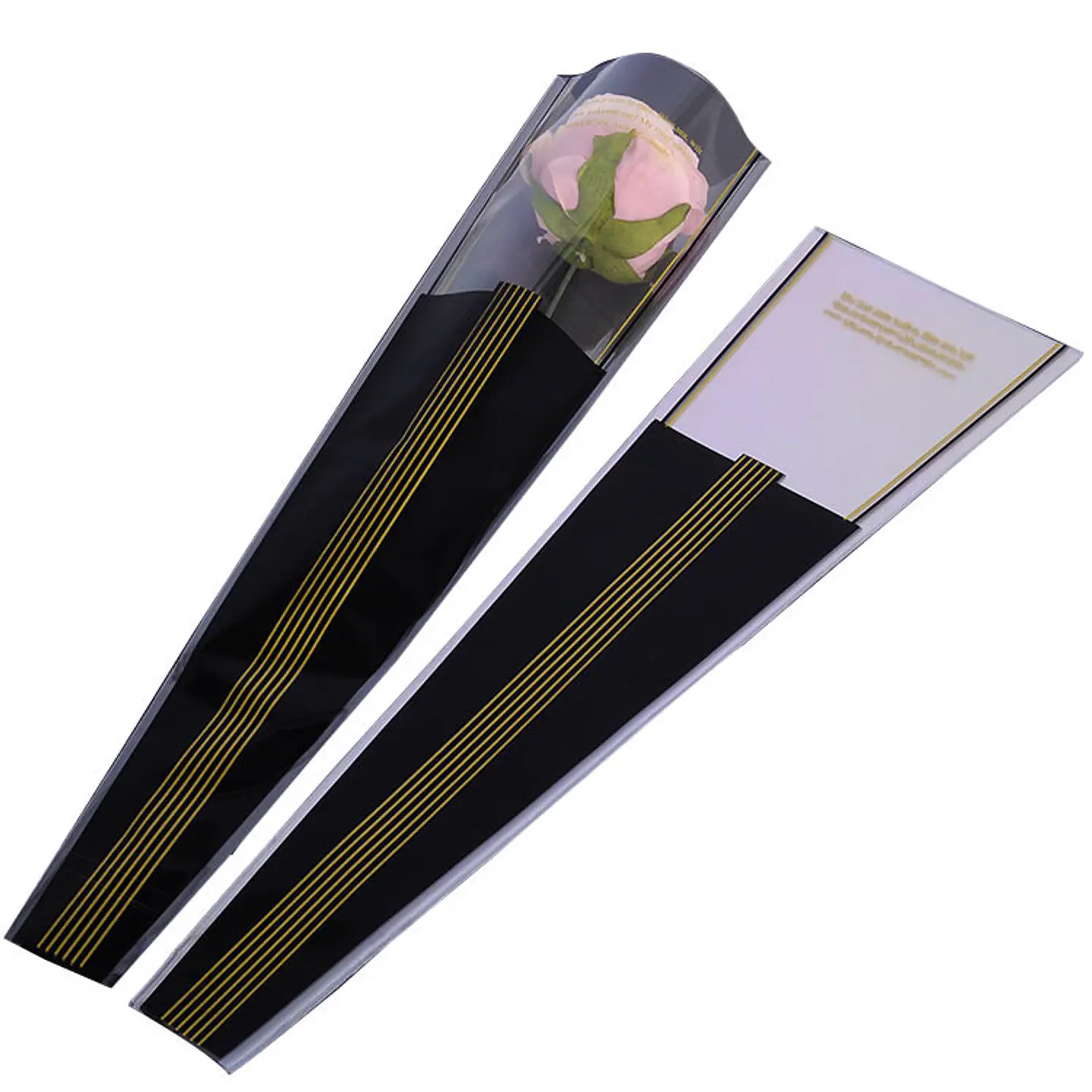 SOBRE PARA ROSAS CELOFAN PQT 50 SOBRES 45CM- POR MAYOR 4