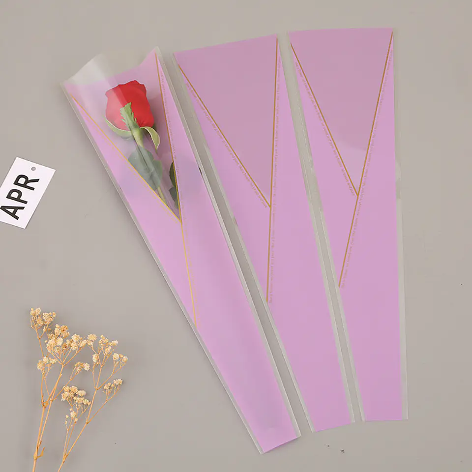SOBRE PARA ROSAS CELOFAN PQT 50 SOBRES 45CM- POR MAYOR 6