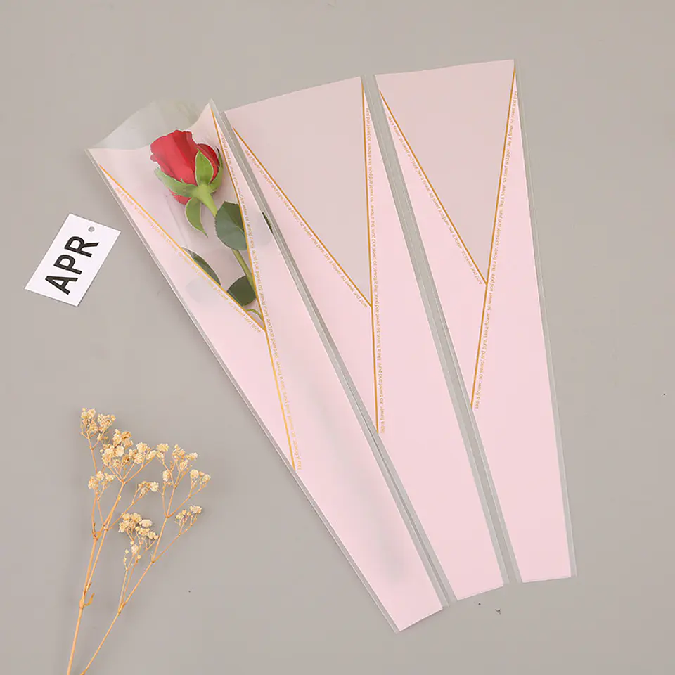 SOBRE PARA ROSAS CELOFAN PQT 50 SOBRES 45CM- POR MAYOR 7