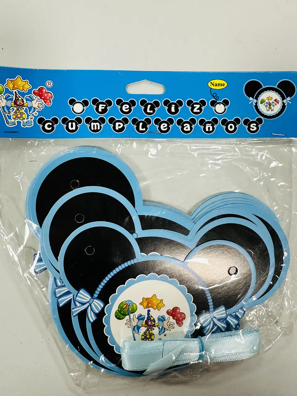 GUIRNALDA FELIZ CUMPLEAÑOS DE MICKEY MOUSE- POR MAYOR 1