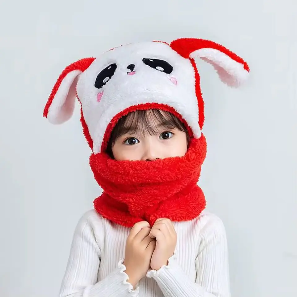 GORRO CUELLO CHIPORRO NIÑO, OREJAS DE CONEJO- POR MAYOR 9