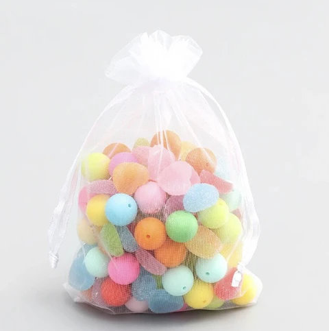 BOLSA DE ORGANZA 13x18CM PAQUETE 100UNDS- POR MAYOR