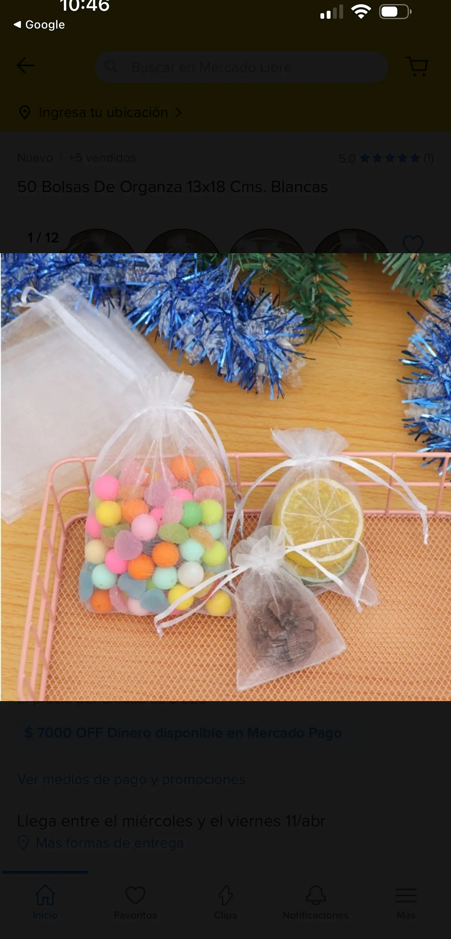 BOLSA DE ORGANZA 13x18CM PAQUETE 100UNDS- POR MAYOR 3