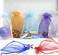 BOLSA DE ORGANZA 13x18CM PAQUETE 100UNDS- POR MAYOR - Miniatura 1
