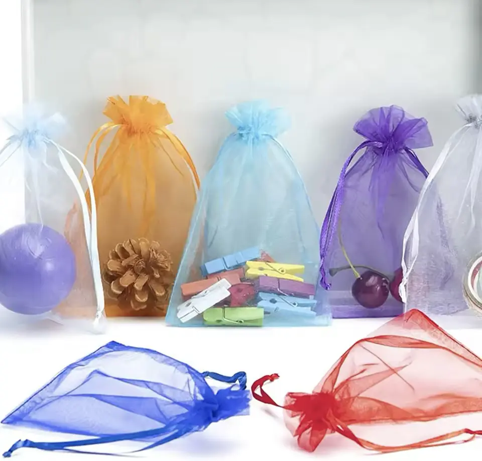 BOLSA DE ORGANZA 11x16CM PAQUETE 100UNDS- POR MAYOR 3