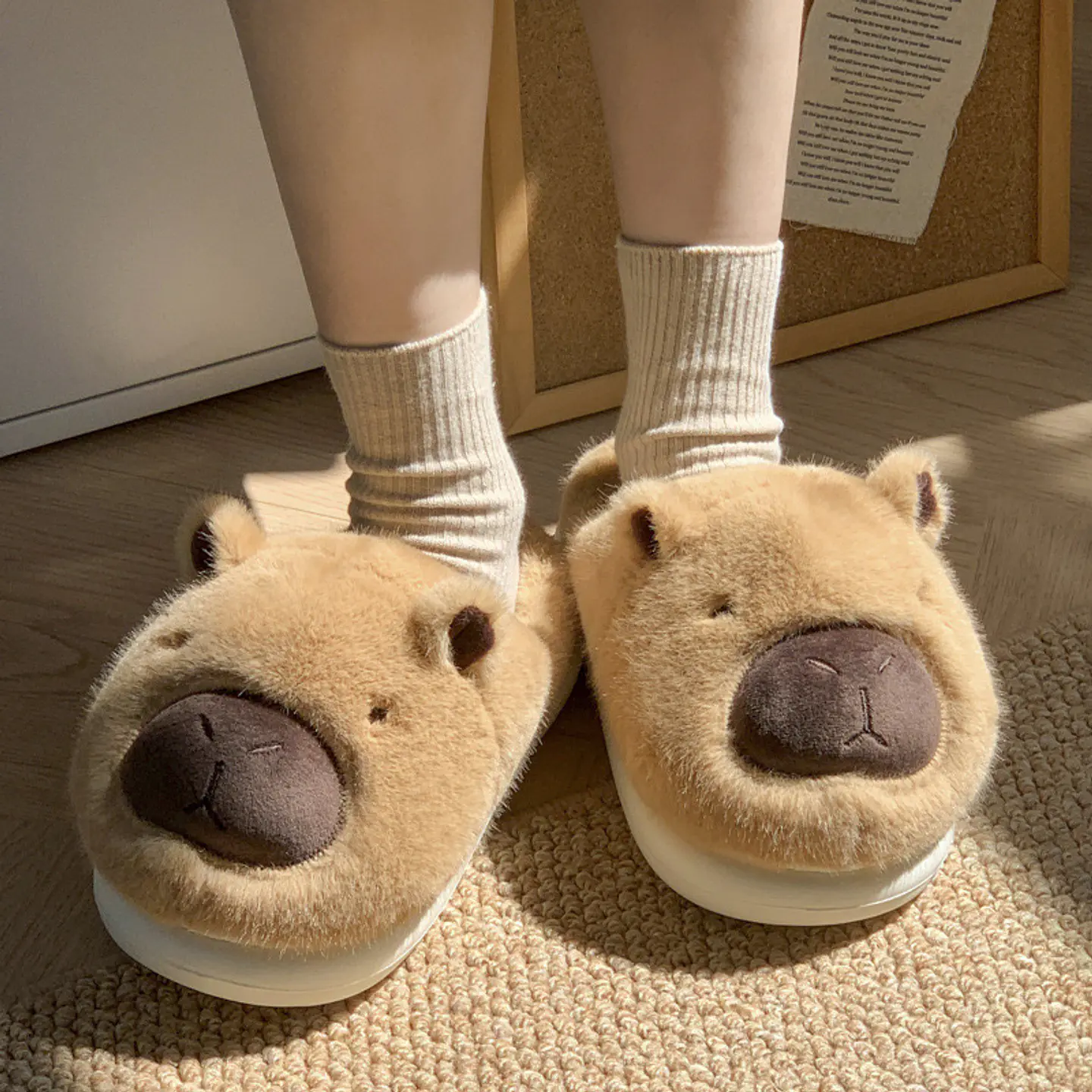 PANTUFLA CAPYBARA ADULTO 36/37 38/39 40/41- POR MAYOR 3