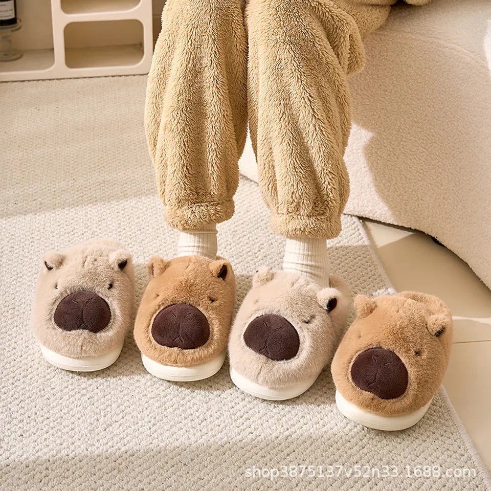 PANTUFLA CAPYBARA ADULTO 36/37 38/39 40/41- POR MAYOR 5