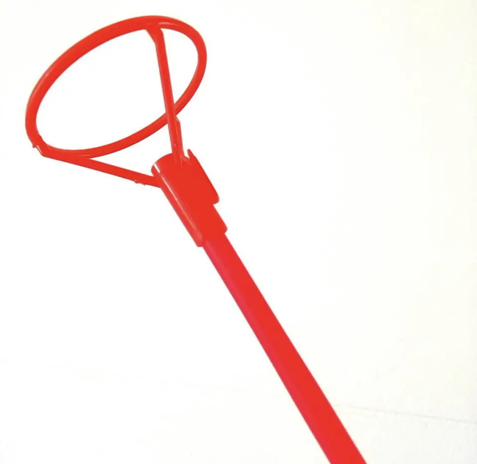 SET DE 50 VARILLAS ROJAS CON PORTA GLOBO DE 45CM- POR MAYOR 3