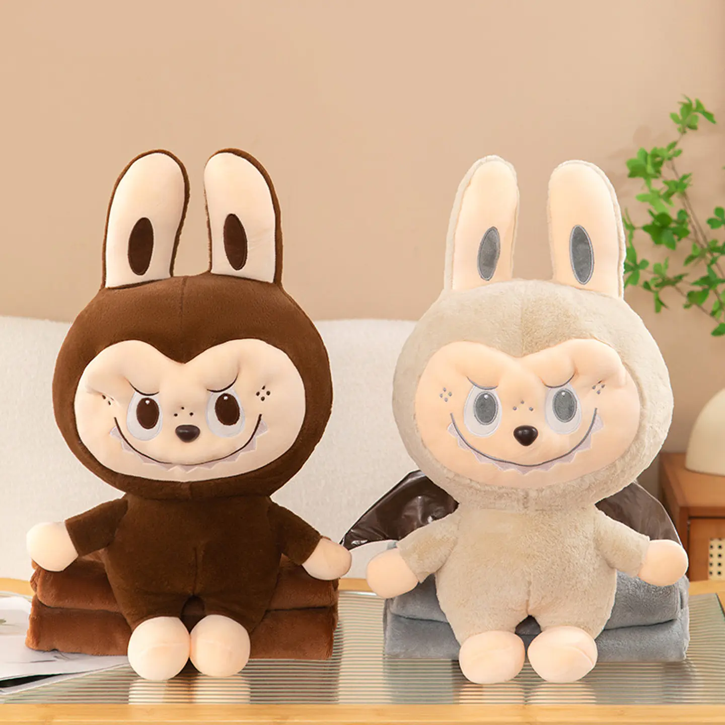PELUCHE LABUBU 60CM + MANTA 180x105CM - POR MAYOR 2