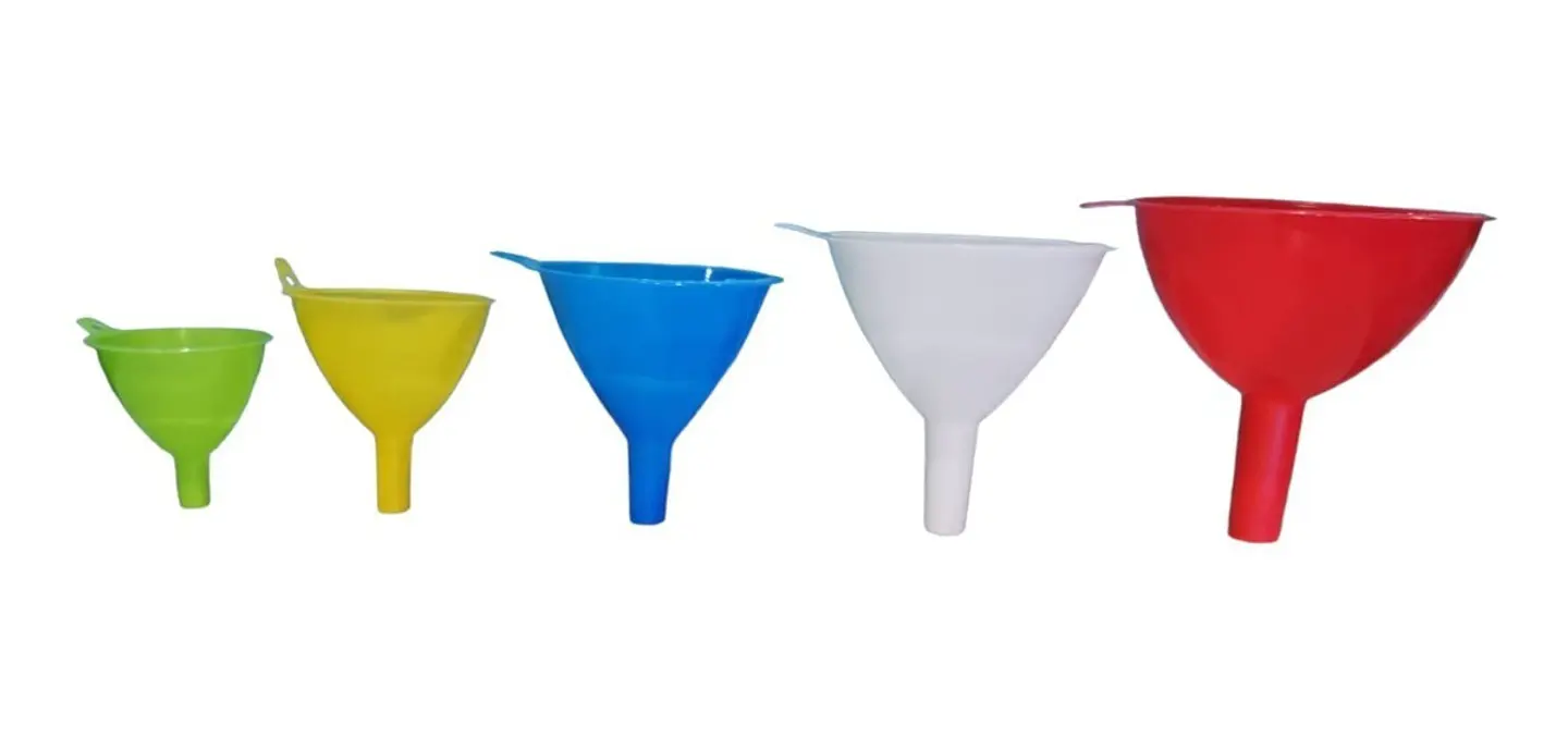 SET DE EMBUDOS COLORES 5PZS- POR MAYOR 3