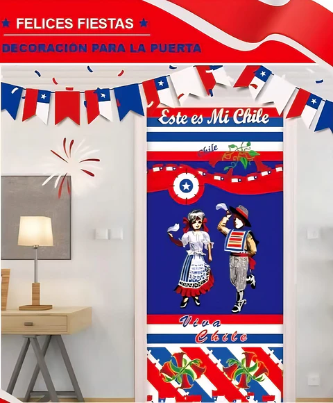 FUNDA DE PUERTA FIESTAS PATRIAS- POR MAYOR