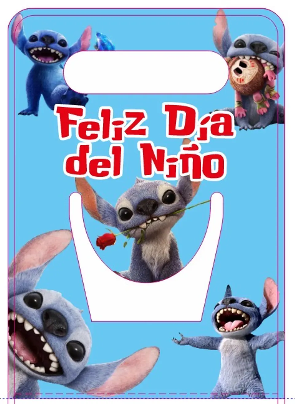 CARTÓN PORTA TAZA DÍA DEL NIÑO PQT 12 UNDS- POR MAYOR 5