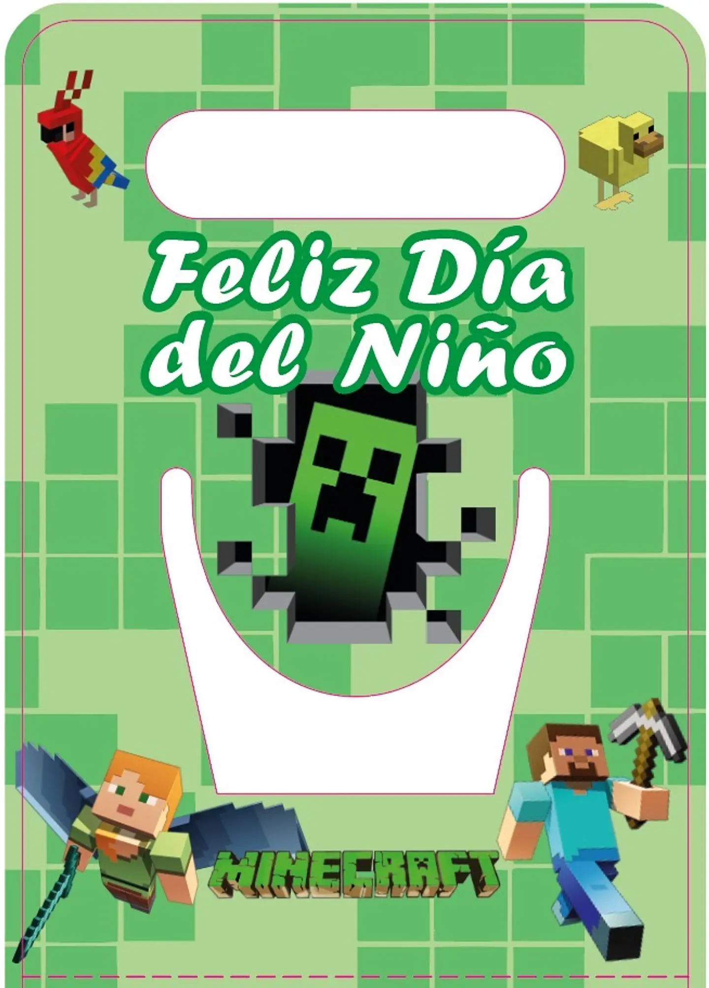CARTÓN PORTA TAZA DÍA DEL NIÑO PQT 12 UNDS- POR MAYOR 9