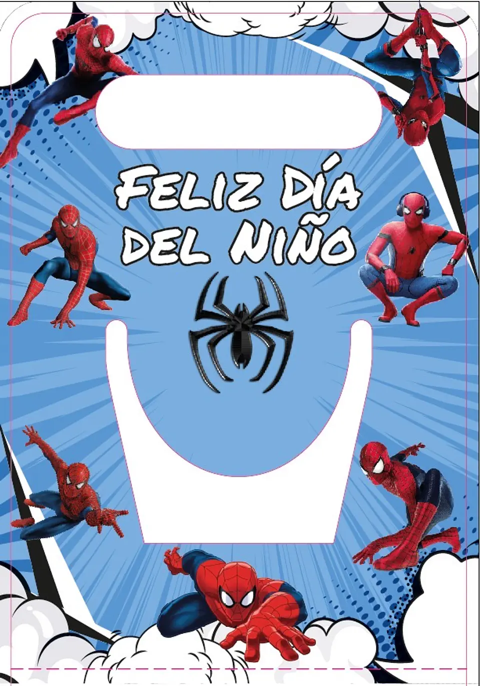 CARTÓN PORTA TAZA DÍA DEL NIÑO PQT 12 UNDS- POR MAYOR 7
