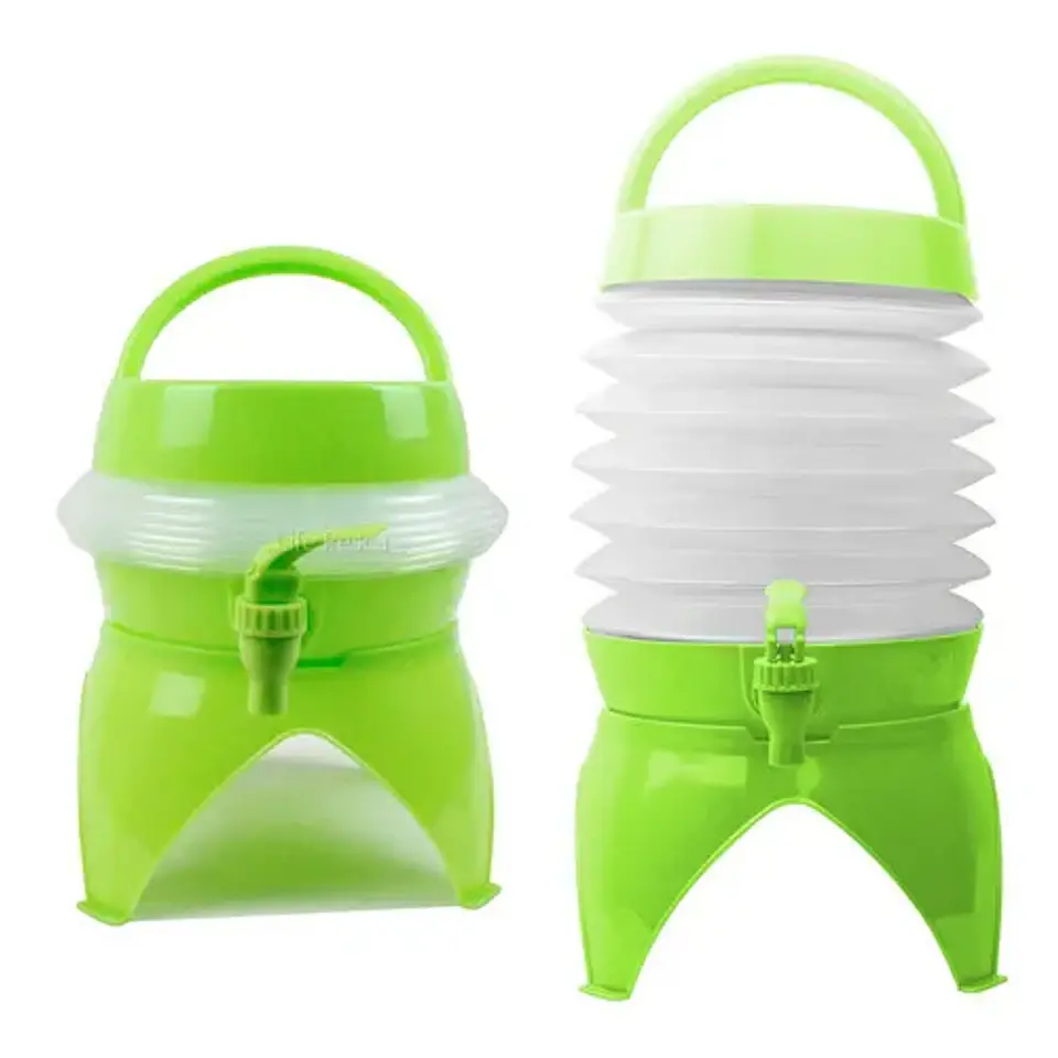 CONTENEDOR DE AGUA PLEGABLE CON DISPENSADOR 7.5LITROS- POR MAYOR 2