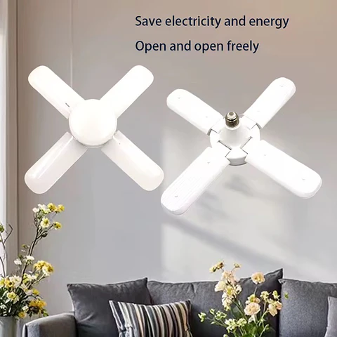 AMPOLLETA LED DE 4 ASPAS 50W 6500k- POR MAYOR